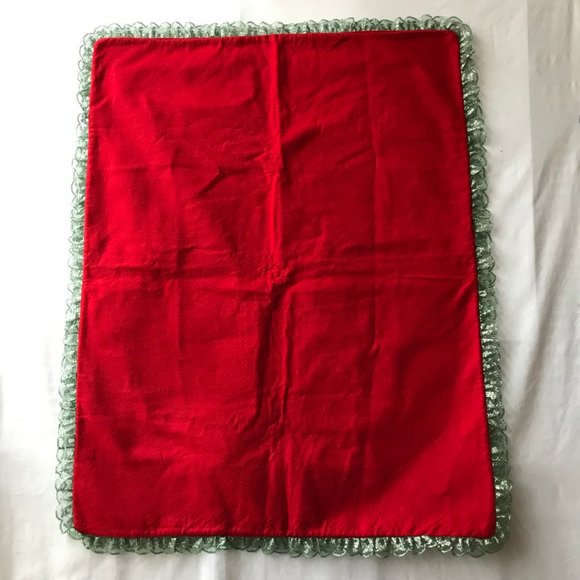 Vintage Holy Family Nativity Christmas Tapestry Wall Banner Decoration Handmade - Picture 2 of 16